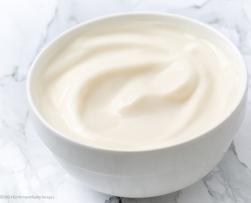E. coli lawyer - yogurt in a bowl