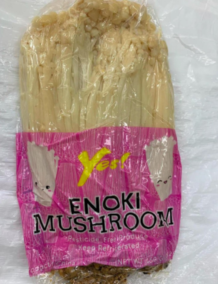 Yes! Enoki mushroom Listeria recall