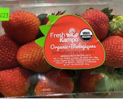 FreshKampo organic strawberries hepatitis
