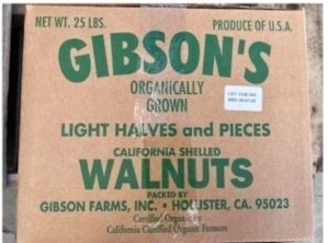 Gibson E. coli recall 