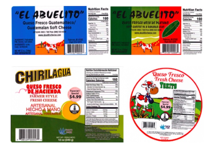 Listeria in El Abuelito Queso Fresco Sickens 4 in NY
