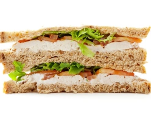 Listeria lawyer cross-section of chicken salad sandwich