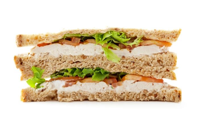 Listeria lawyer cross-section of chicken salad sandwich