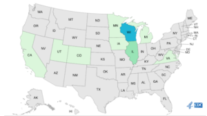 Milo's Poultry Farm Salmonella Outbreak Map CDC