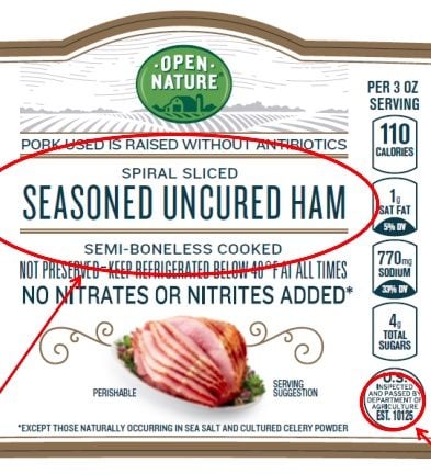 Open Nature ham Listeria recall