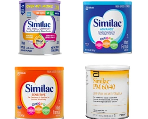 Recalled Similac Products Comsumed by Infants with Cronobacter