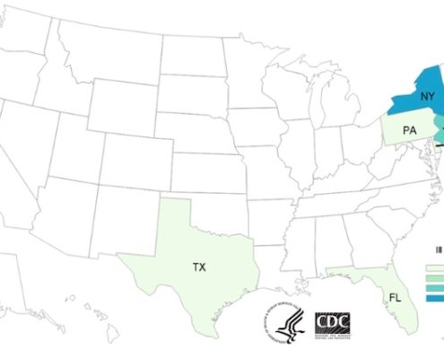 Salmonella Attorney - CDC Final Map of Papaya Outbreak