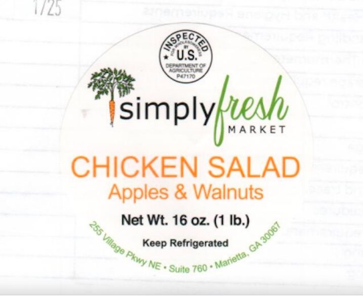 Simply fresh chicken salad