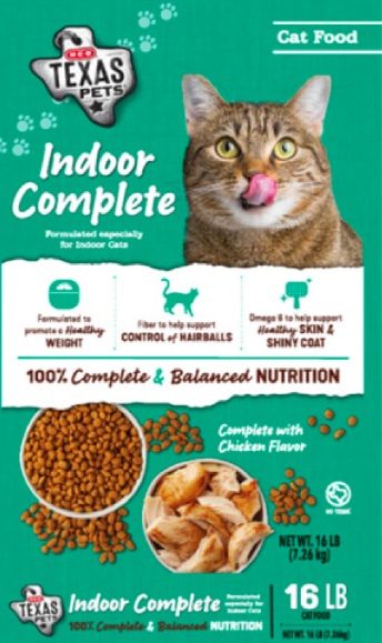 Texas Pets Cat Food Salmonella Recall