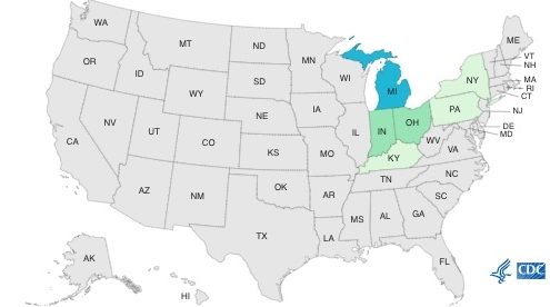 Wendy's E. coli Outbreak six states