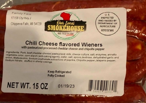 chili Cheese flavored wieners Listeria recall