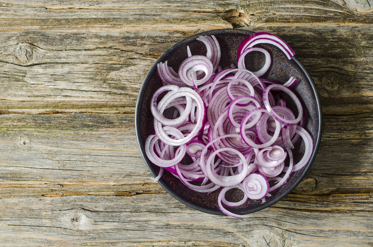 Salmonella Lawyer- bowl of sliced red onions